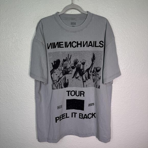 Nine Inch Nails Peel It Back Tour Shirt Mens XL 2025 Concert Merch Graphic Tee - Picture 1 of 12